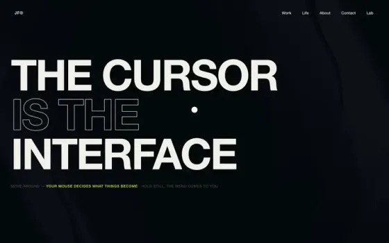 The cursor is the interface