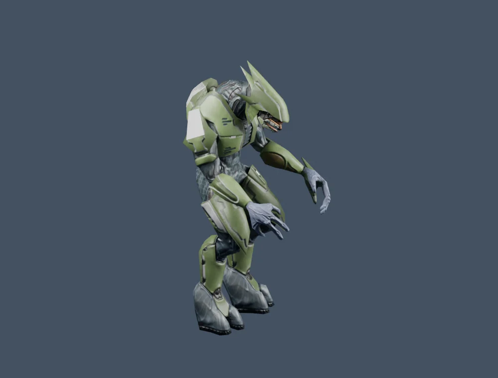 Elite — Character · a 55-joint rig