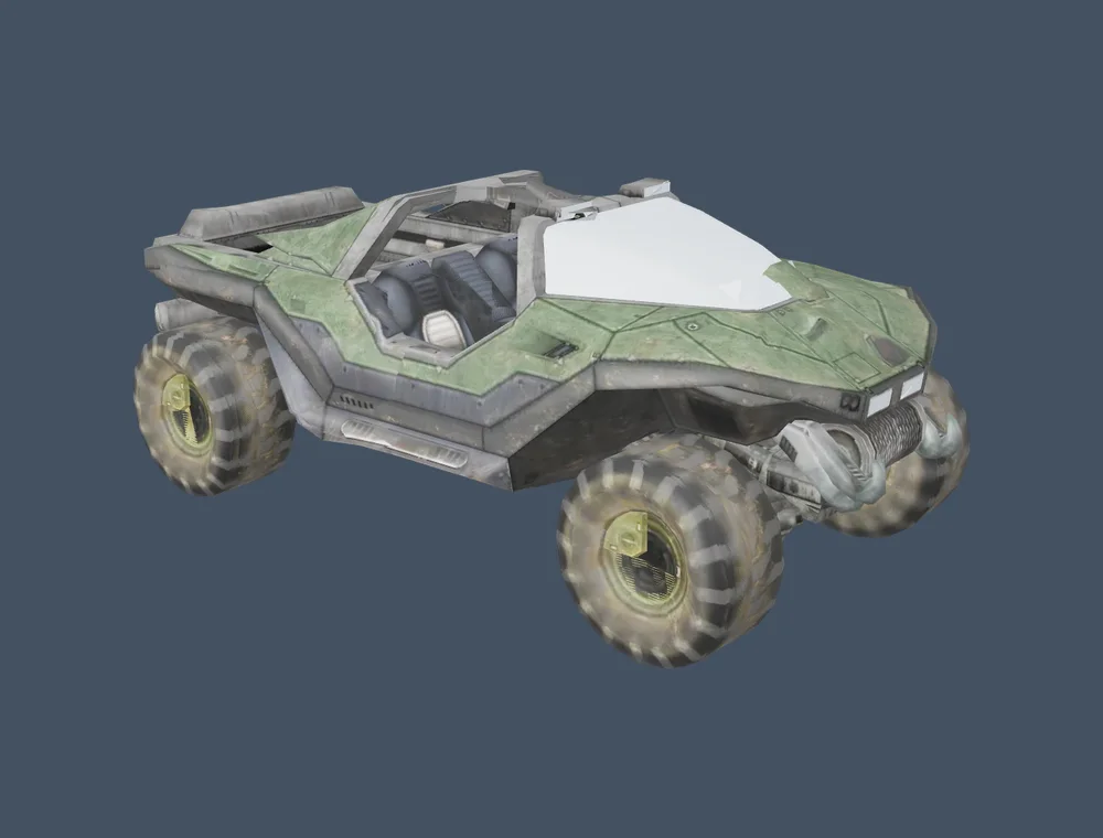 Warthog — Vehicle · 54 meshes, 14,618 triangles